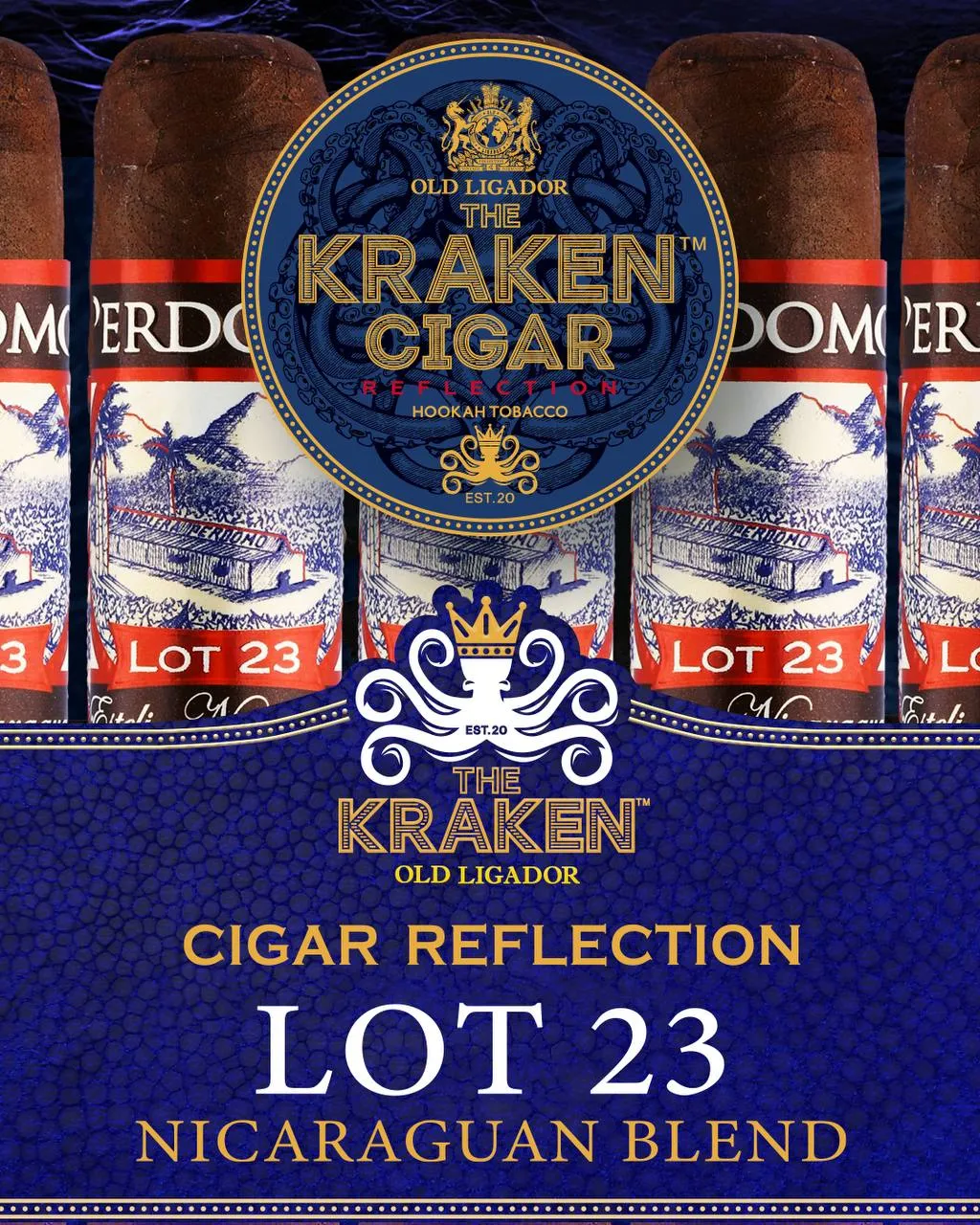 картинка Табак Kraken Line Cigar Reflection - Лот 23  30 гр. от магазина BigSmoke