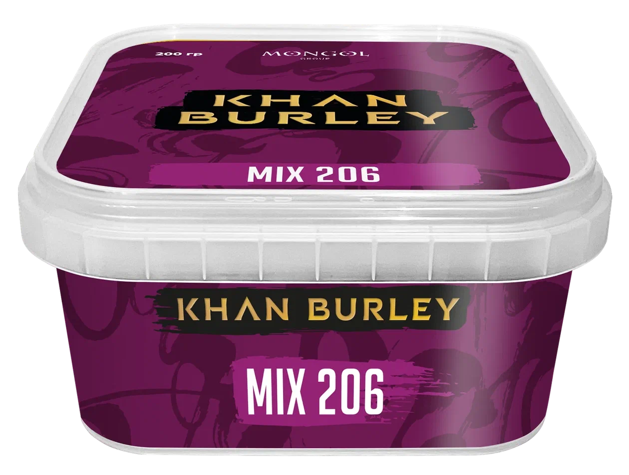 картинка Табак Khan Burley - Личи Малина Черная Смородина (Mix 206) 200 гр. от магазина BigSmoke