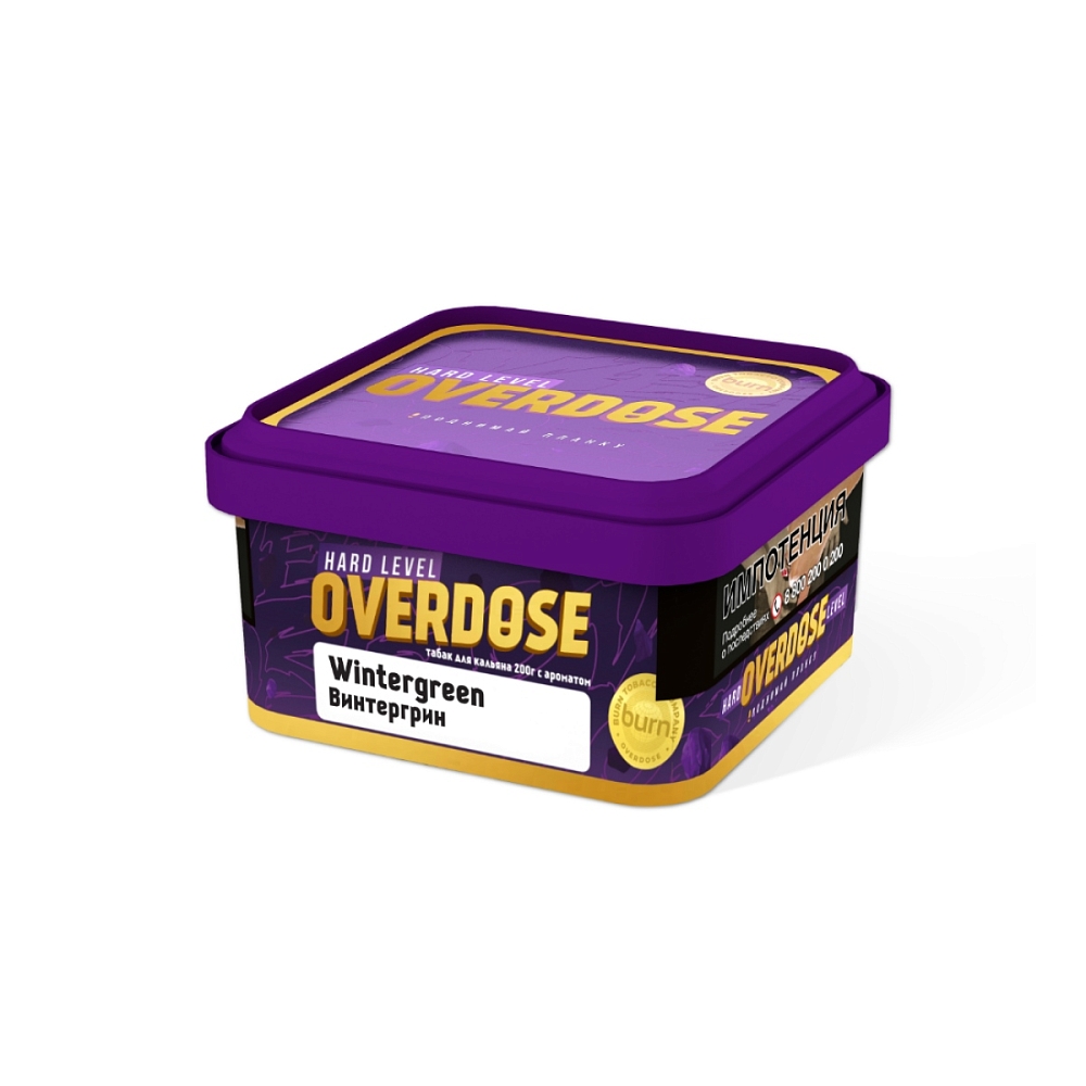 картинка Табак Overdose - Wintergreen 200 гр. от магазина BigSmoke