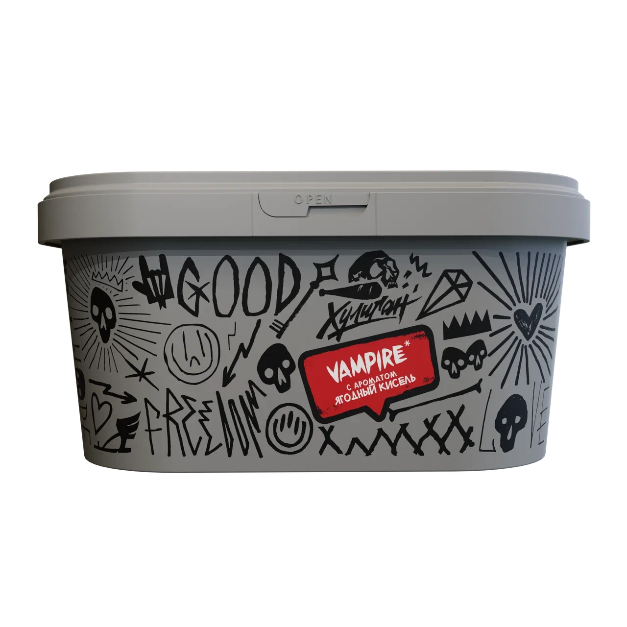 картинка Табак Хулиган - Vampire (Ягодный Кисель) 200 гр. от магазина BigSmoke