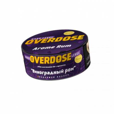 картинка Табак Overdose - Виноградный ром (Aroma Rum) 25 гр. от магазина BigSmoke