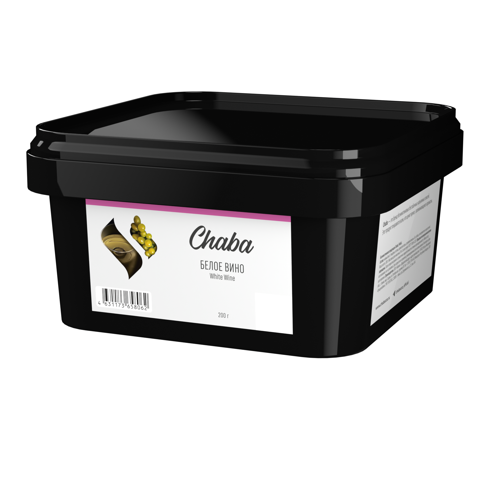 картинка Chaba Nicotine Free 200 - Белое Вино 200 гр. от магазина BigSmoke