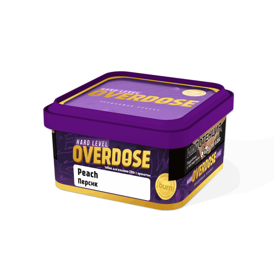 картинка Табак Overdose - Peach 200 гр. от магазина BigSmoke