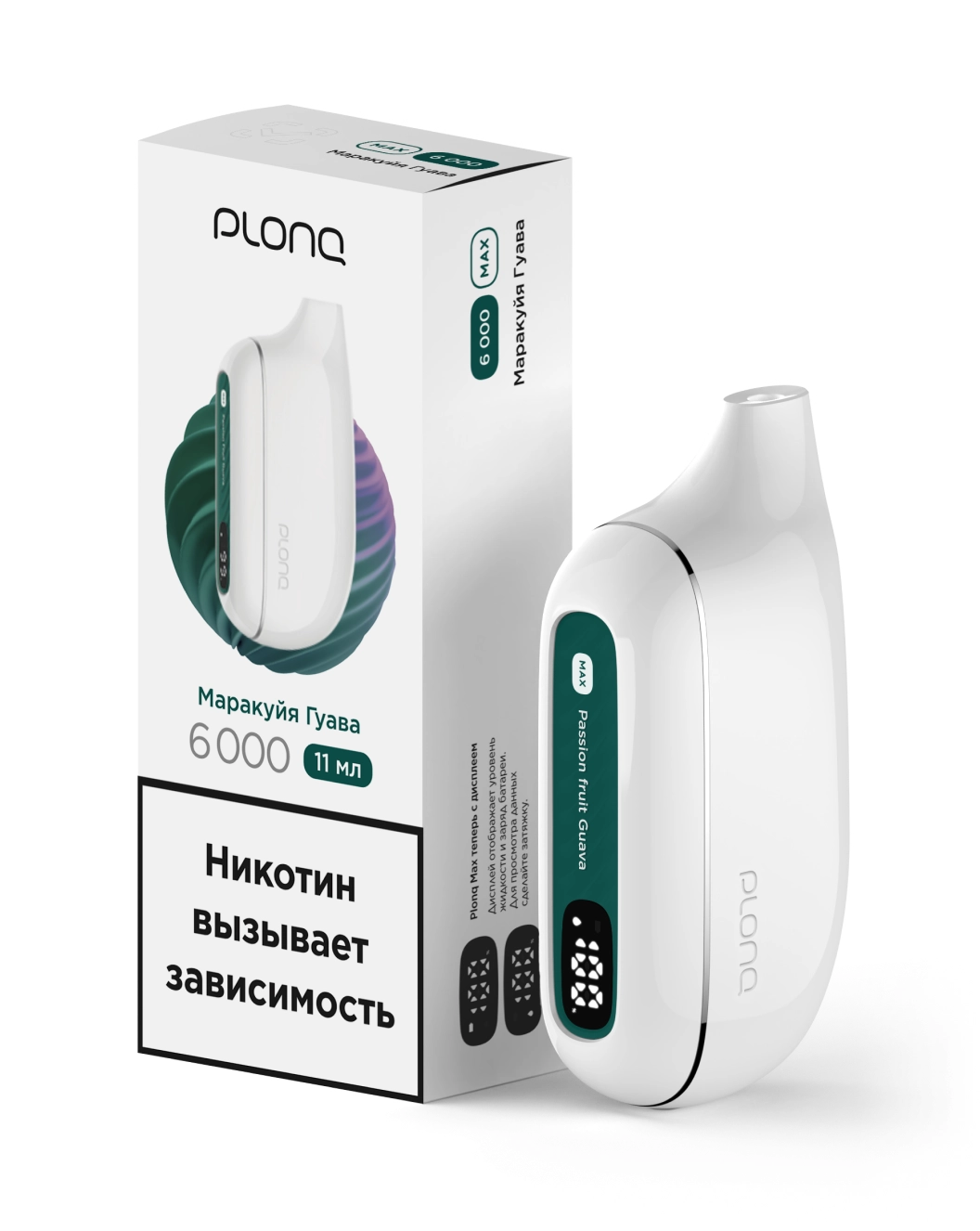картинка Plonq MAX 6000 - Манго Маракуйя от магазина BigSmoke