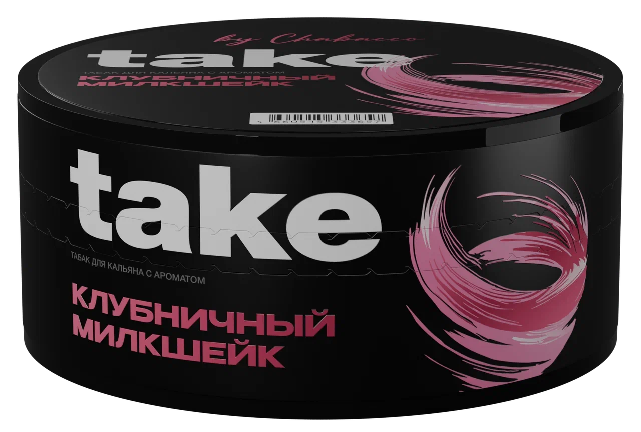 картинка Табак Take - Strawberry Milkshake (Клубничный Милкшейк) 100 гр. от магазина BigSmoke