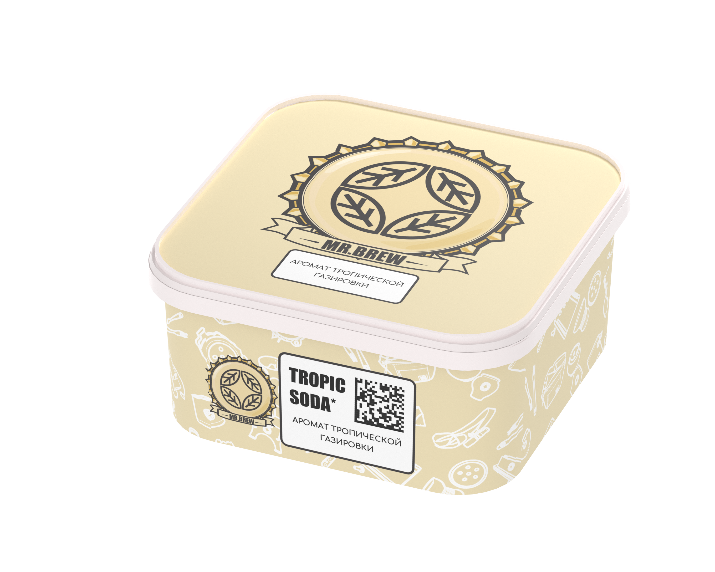 картинка Табак Mr.Brew - Tropic Soda (Тропическая Газировка) 200 гр. от магазина BigSmoke