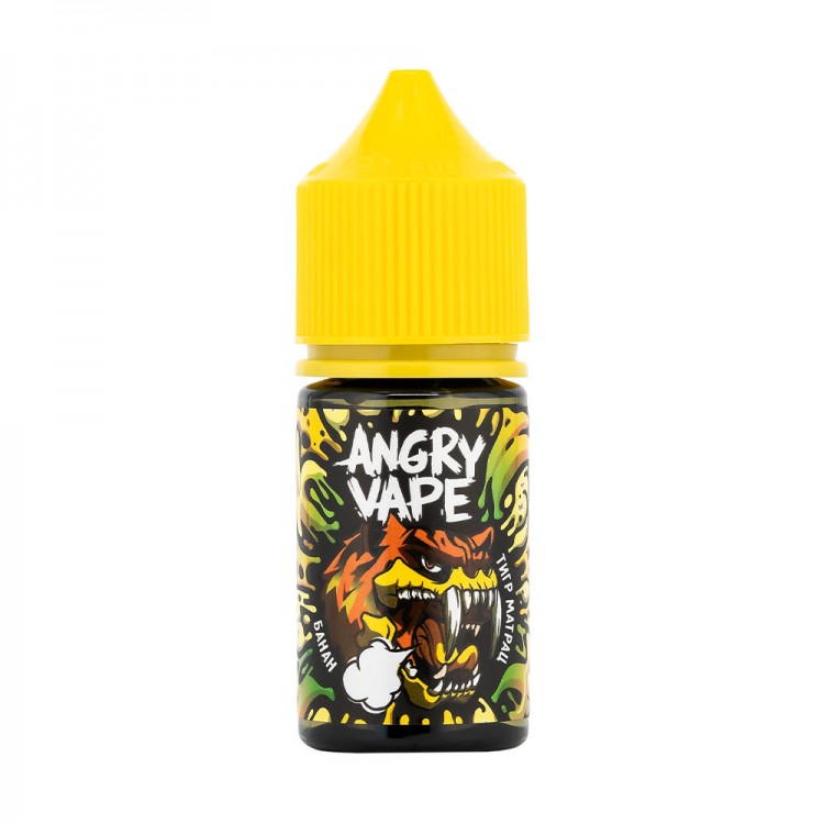 картинка Angry Vape 30 мл. 20 мг. - Тигр Матрац (Банан) от магазина BigSmoke