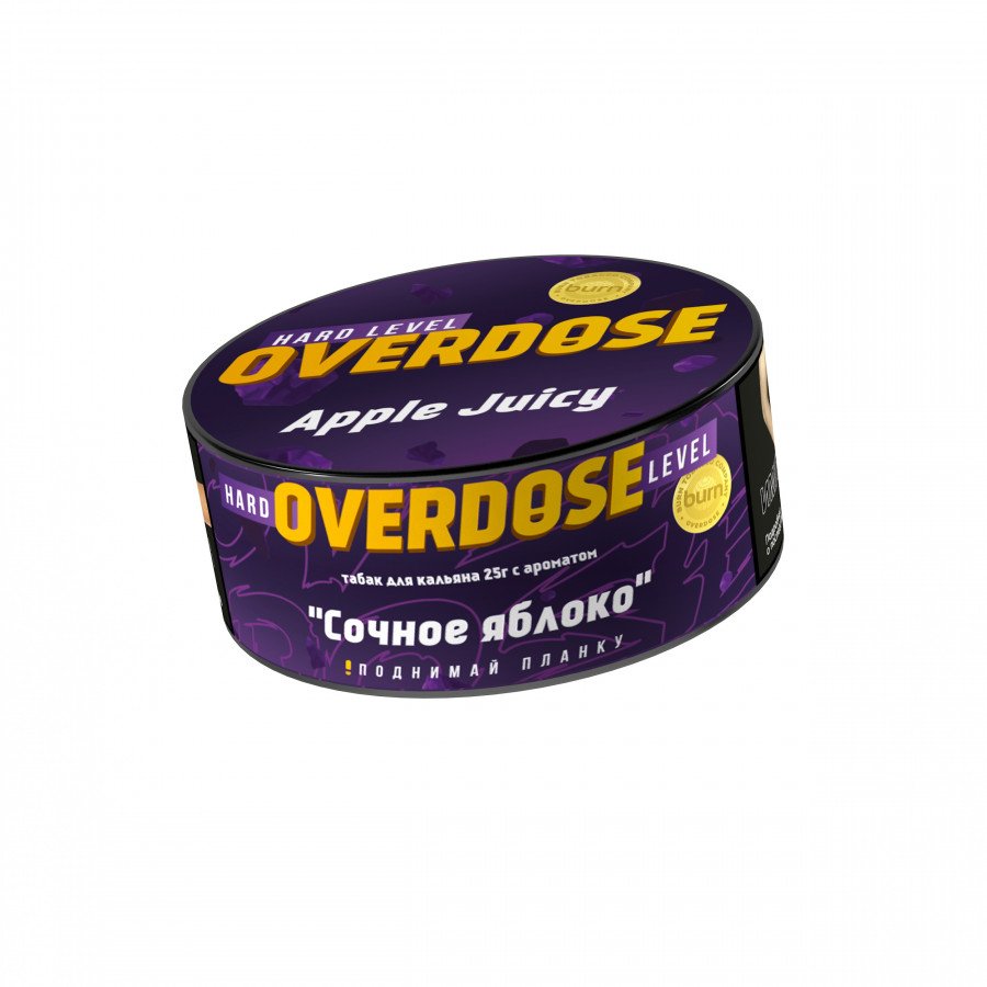 картинка Табак Overdose - Apple Juicy 25 гр. от магазина BigSmoke
