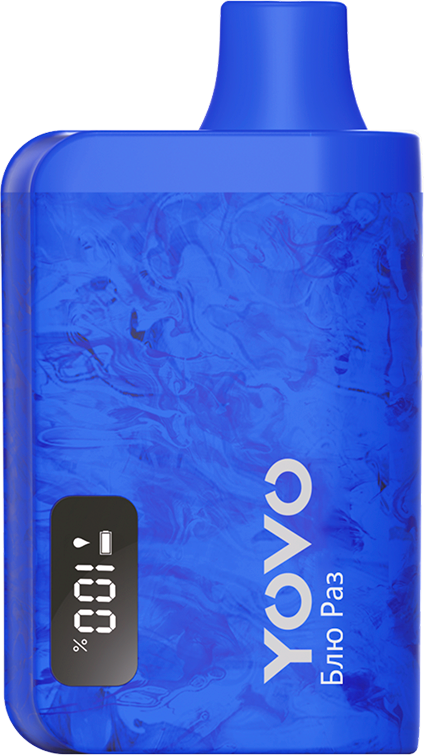 картинка YOVO 7000 - Blue Razz от магазина BigSmoke