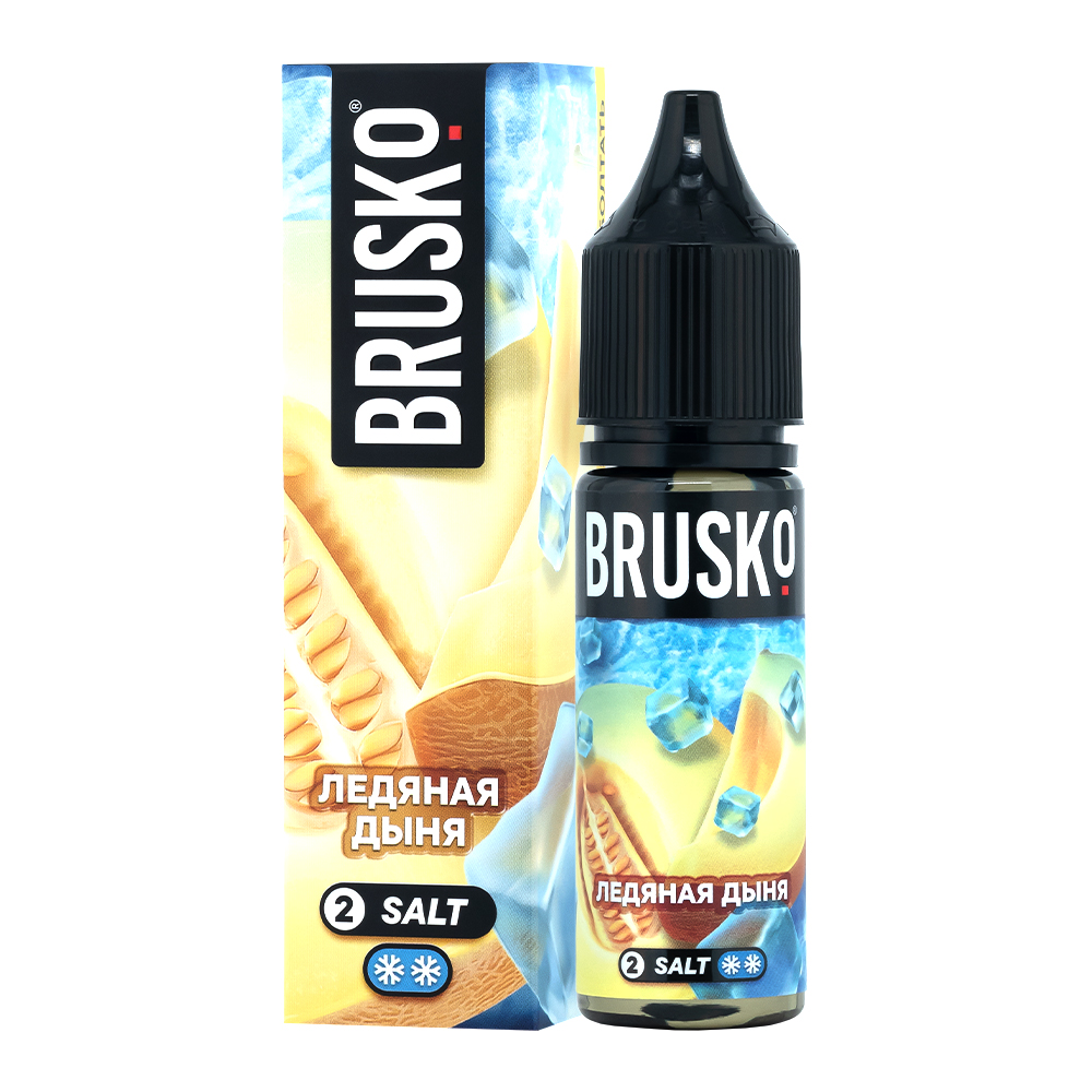 картинка Жидкость Brusko salt, 35 мл, Ледяная дыня, 2 от магазина BigSmoke