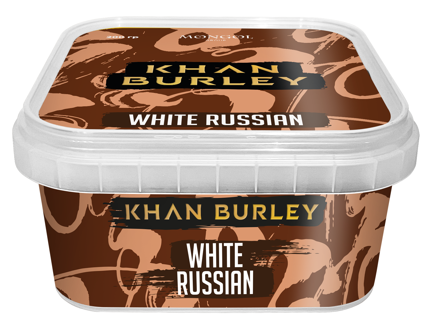 картинка Табак Khan Burley - Белый Русский (White Russian) 200 гр. от магазина BigSmoke