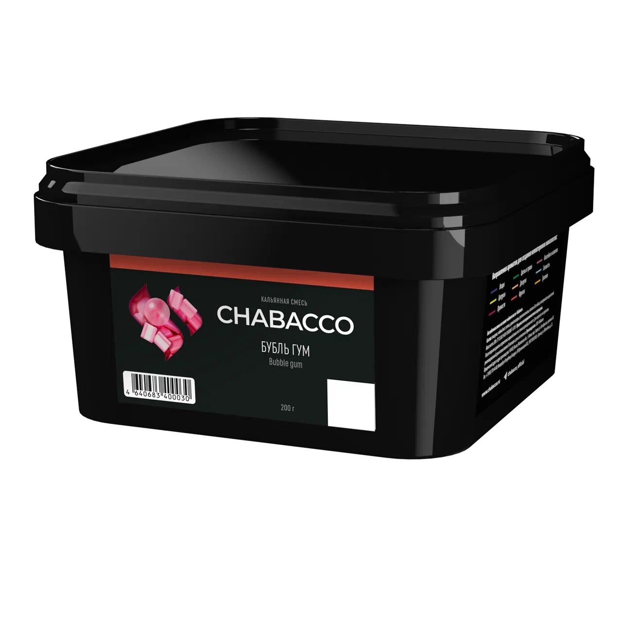картинка Chabacco Medium - Bubble Gum (Бубль Гум) 200 гр. от магазина BigSmoke