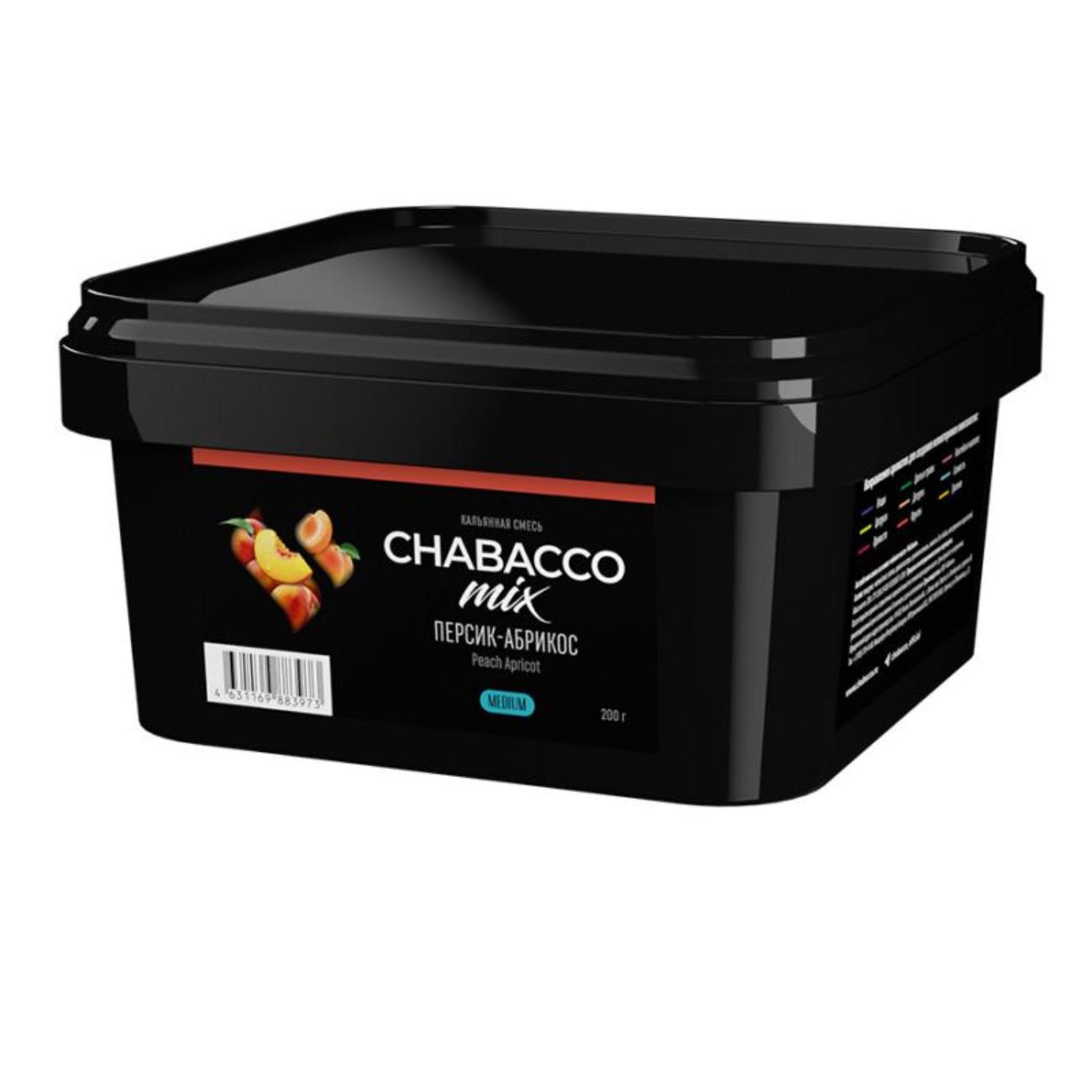 картинка Chabacco Mix Medium - Peach Apricot 200 гр. от магазина BigSmoke