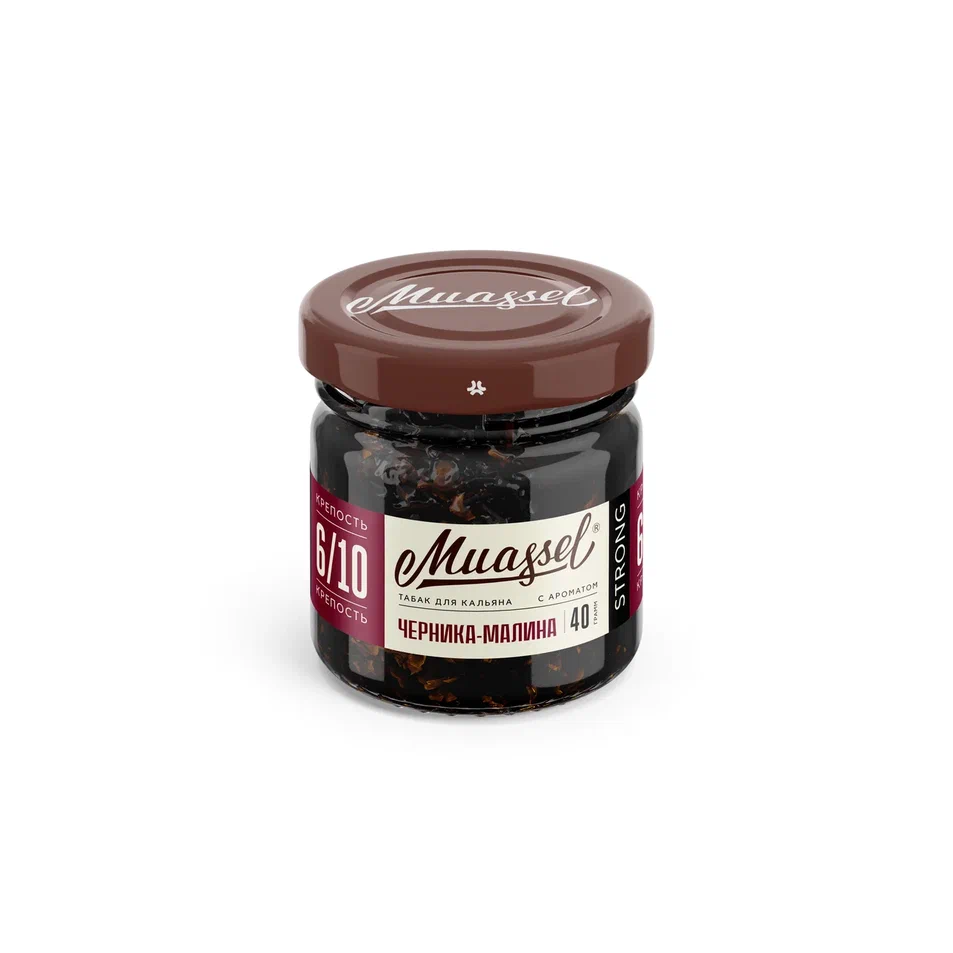 картинка Табак Muassel 6/10 - Черника Малина 40гр. от магазина BigSmoke
