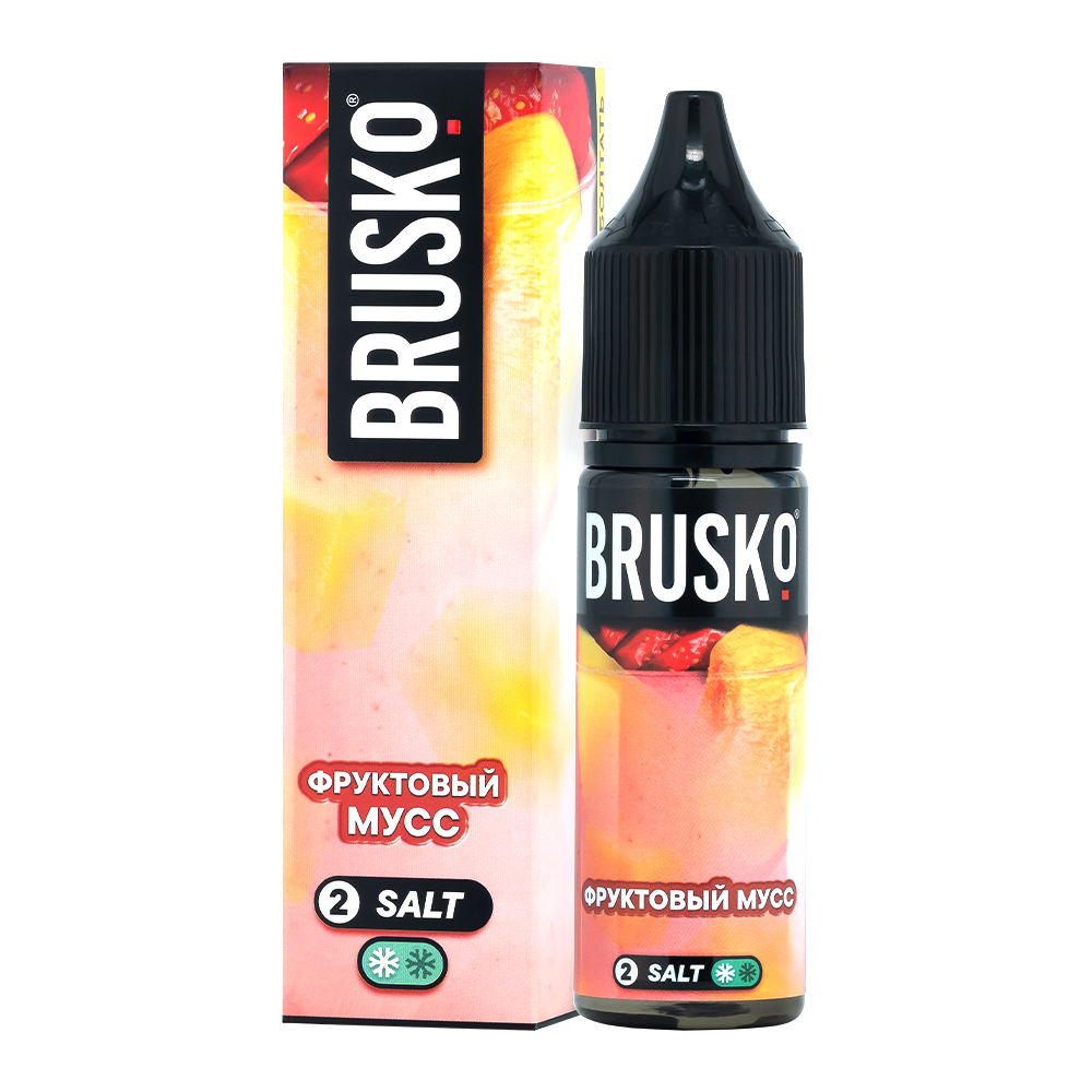 картинка Жидкость Brusko salt, 35 мл, Фруктовый мусс, 2 от магазина BigSmoke