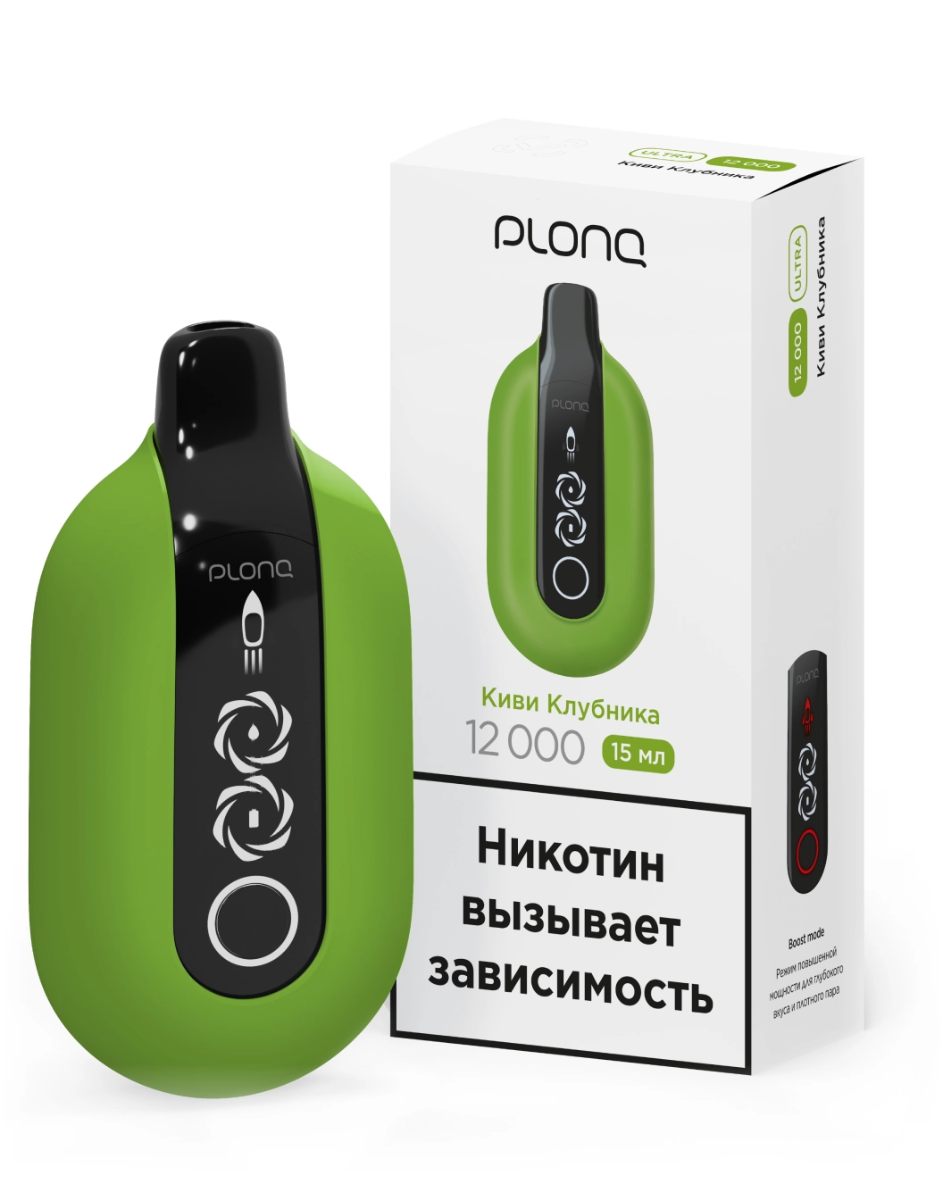 картинка PLONQ Ultra 12000 - Киви Клубника от магазина BigSmoke