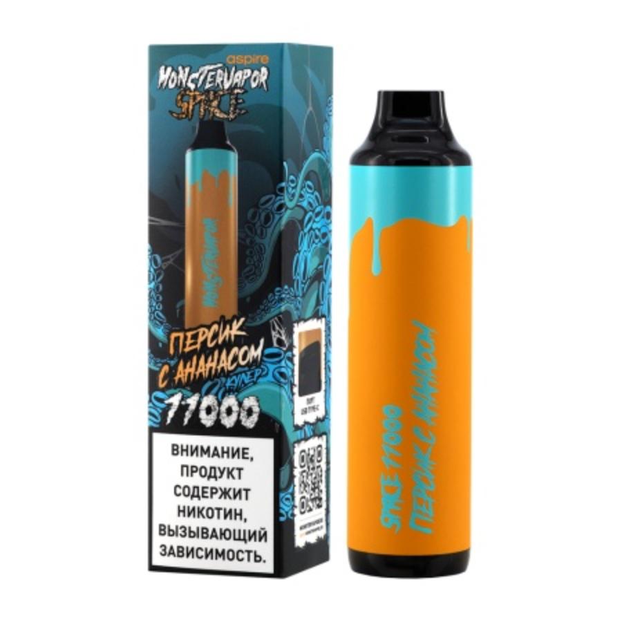 картинка Brusko Monstrvapor Space 11000 - Персик с Ананасом от магазина BigSmoke