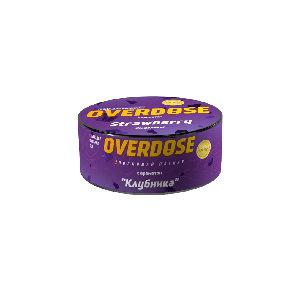 картинка Табак Overdose - Strawberry 25 гр. от магазина BigSmoke