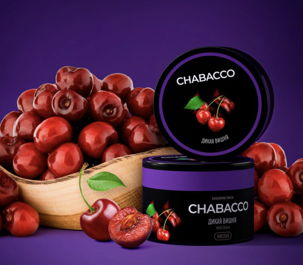 картинка Chabacco Medium - Wild Cherry 200 гр. от магазина BigSmoke