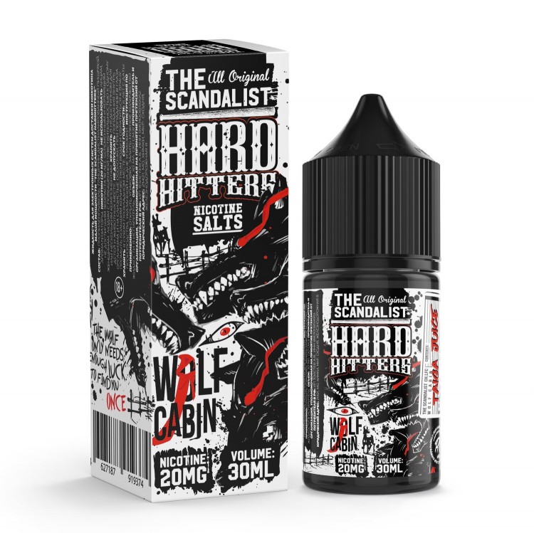 картинка The Scandalist Hardhitters 30 мл 20 Strong - Wolf Cabin от магазина BigSmoke