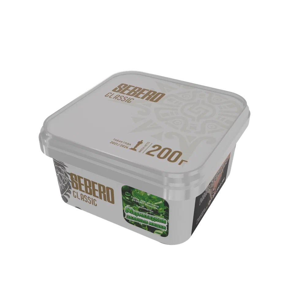 картинка Табак Sebero - Мармеладные Зеленые Мишки 200 гр. от магазина BigSmoke