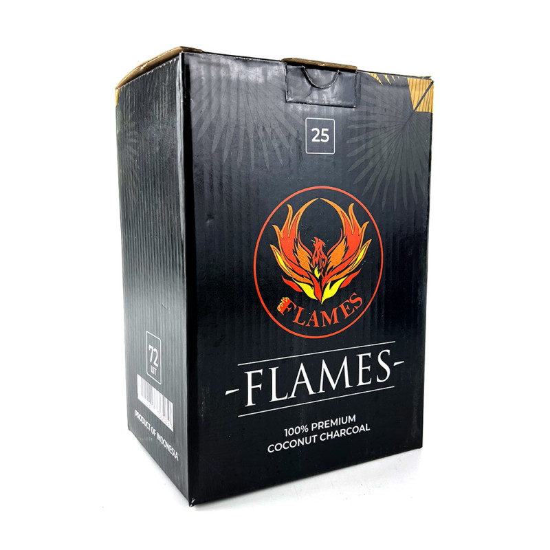 картинка Уголь CocoFlames 25мм от магазина BigSmoke