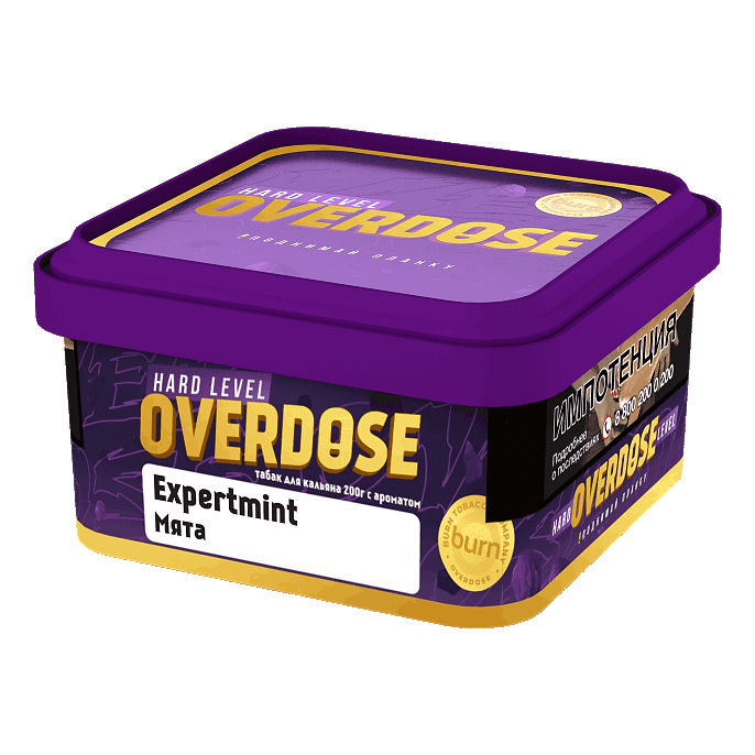 картинка Табак Overdose - Expertmint 200 гр. от магазина BigSmoke