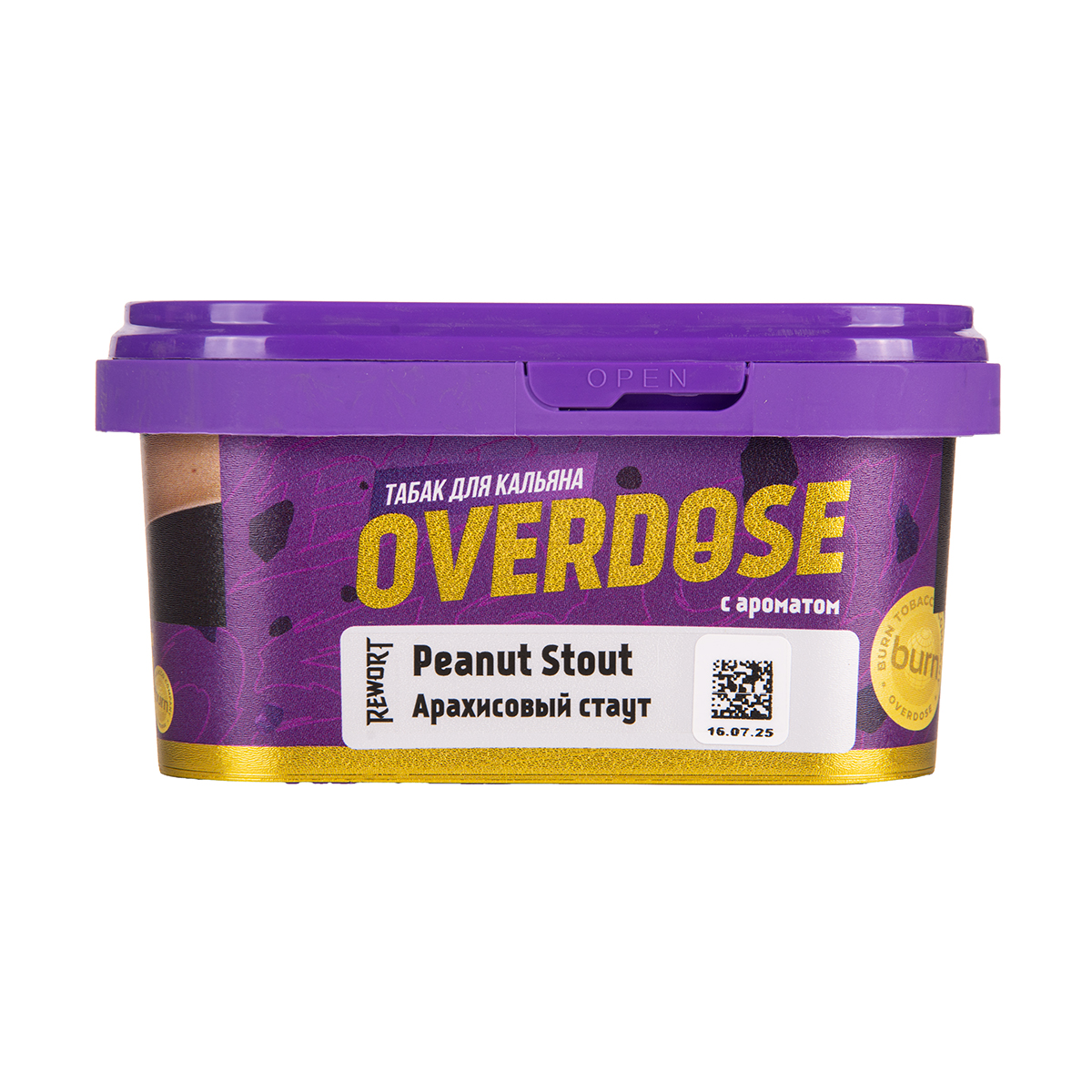 картинка Табак Overdose - Арахисовый стаут (Peanut Stout) 200 гр. от магазина BigSmoke