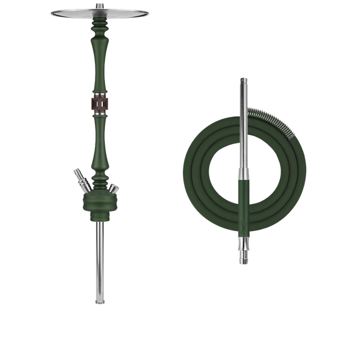 картинка Кальян Hoob - Mars British racing green/Space Grey от магазина BigSmoke