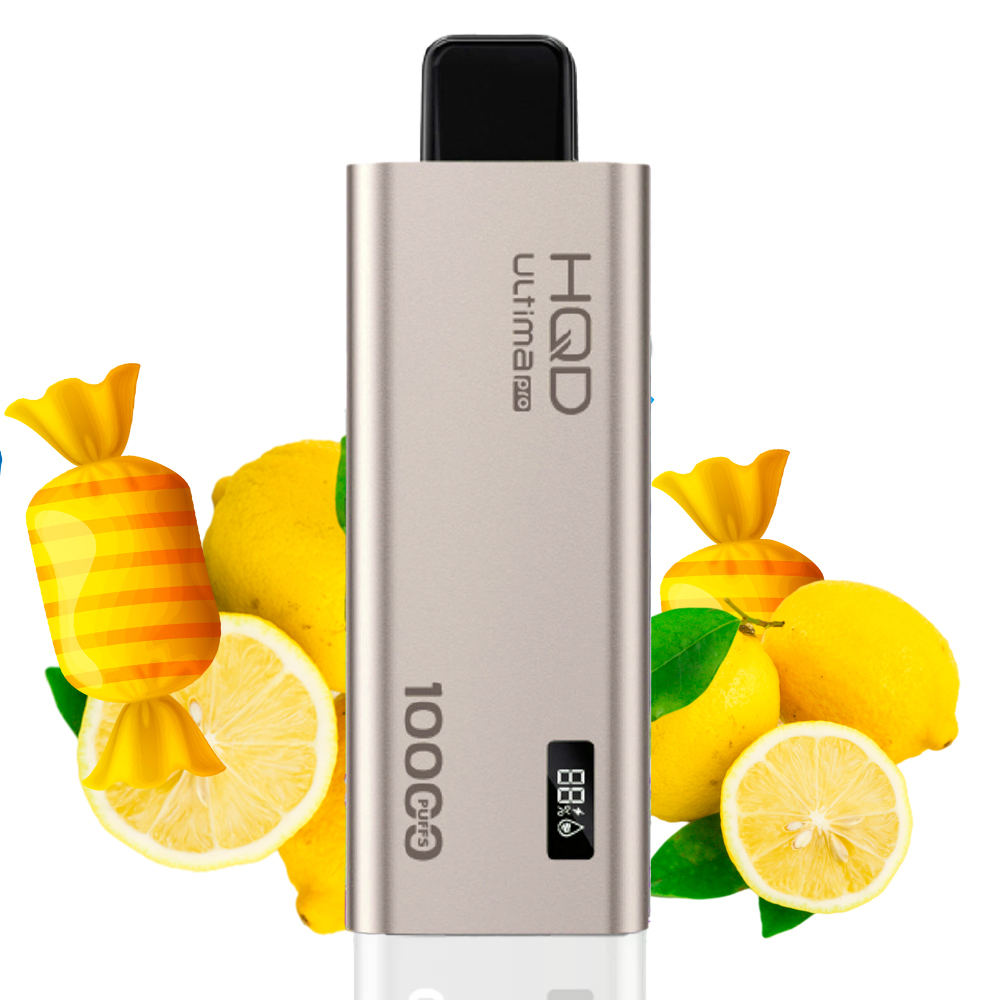 картинка HQD Ultima PRO 10000 - Кислый Лимонный Леденец от магазина BigSmoke