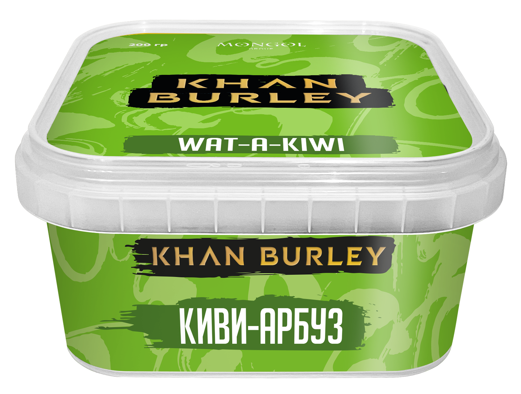 картинка Табак Khan Burley - Киви Арбуз (What-A-Kiwi) 200 гр. от магазина BigSmoke