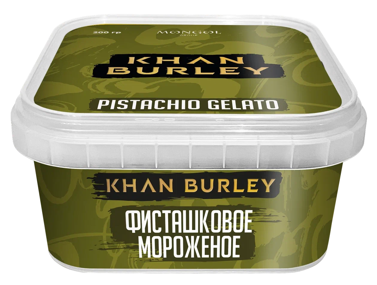 картинка Табак Khan Burley - Фисташки Сливочный Крем (Pistachio Gelato) 200 гр. от магазина BigSmoke