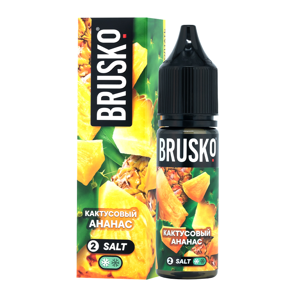картинка Жидкость Brusko salt, 35 мл, Кактусовый ананас от магазина BigSmoke