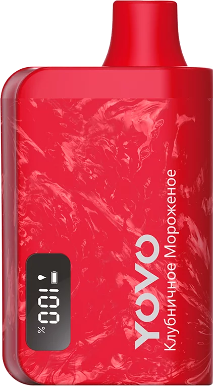 картинка YOVO 7000 - Клубничное Мороженое от магазина BigSmoke