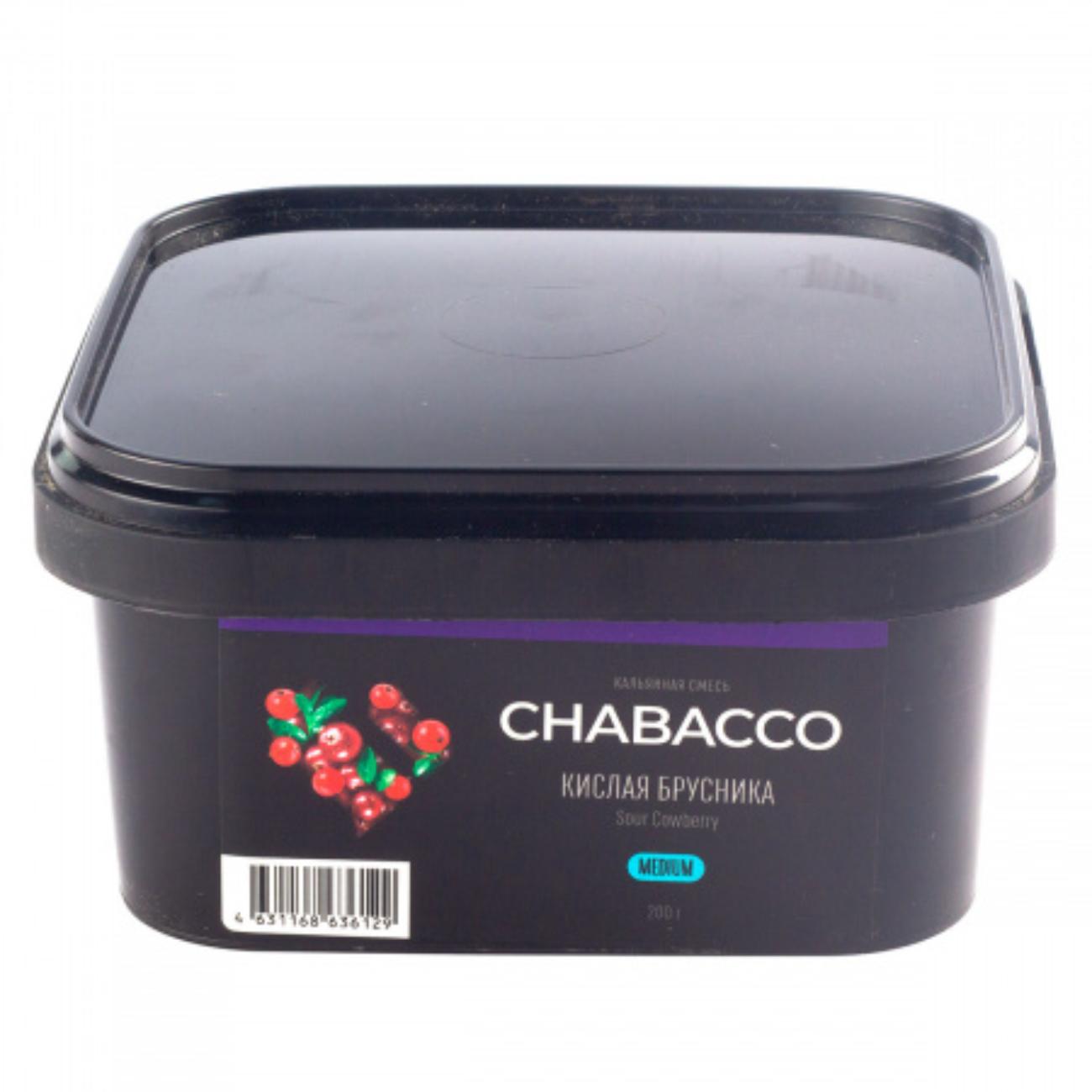 картинка Chabacco Medium - Sour Cowberry 200 гр. от магазина BigSmoke