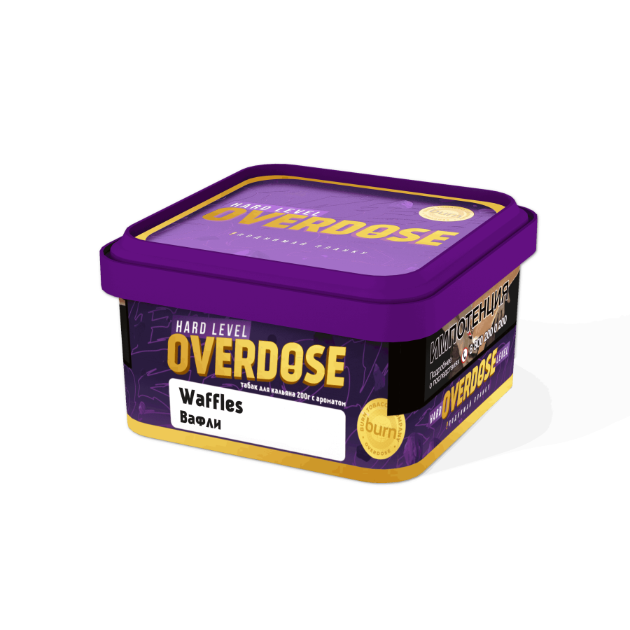 картинка Табак Overdose - Waffles 200 гр. от магазина BigSmoke