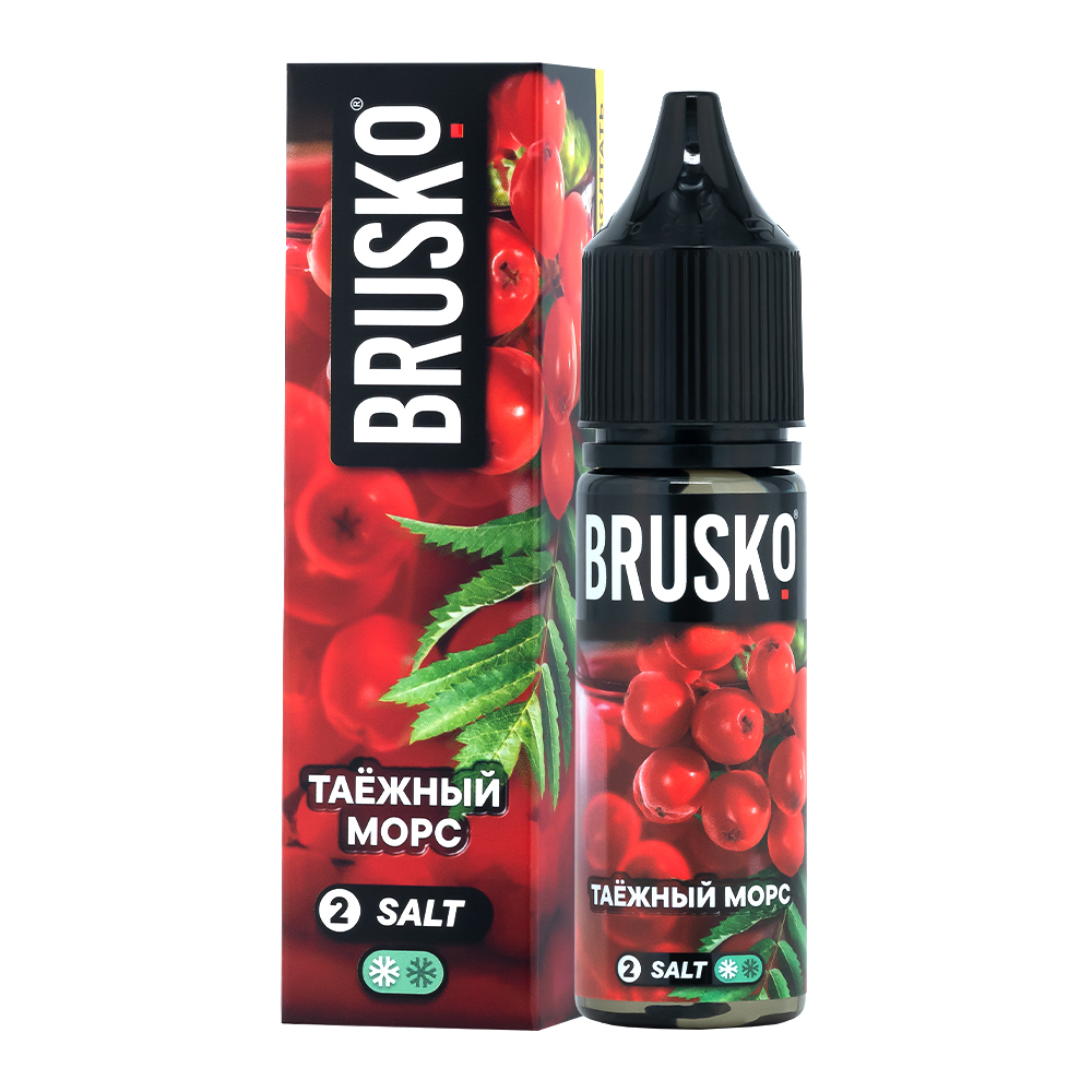 картинка Жидкость Brusko salt, 35 мл, Таежный морс, 2 от магазина BigSmoke