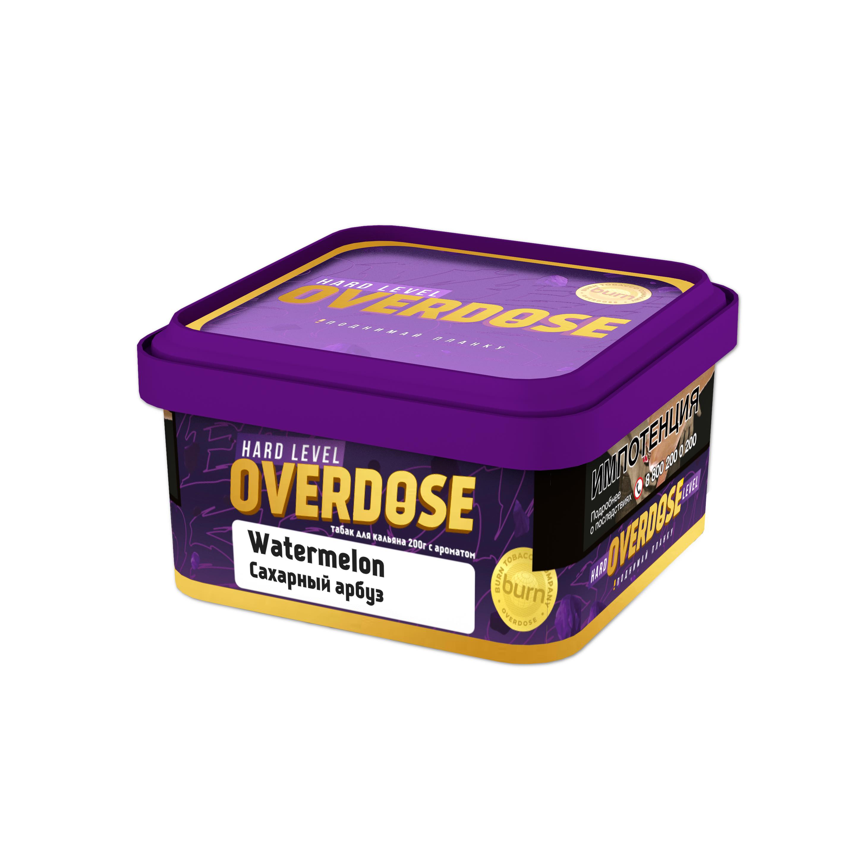 картинка Табак Overdose - Watermelon 200 гр. от магазина BigSmoke