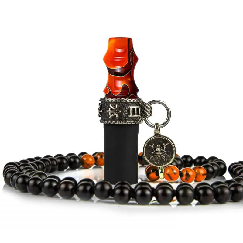 картинка Индивидуальный мундштук Samurai Beads Orange от магазина BigSmoke