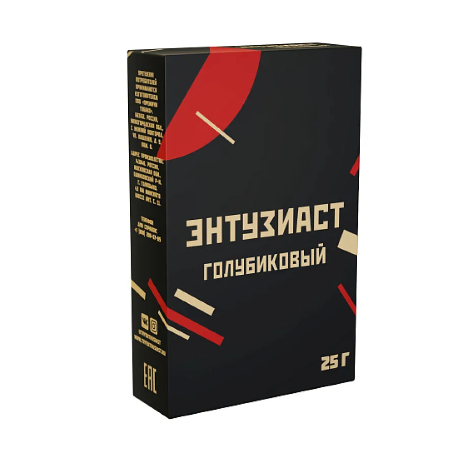 картинка Табак Энтузиаст - Голубиковый 25 гр. от магазина BigSmoke