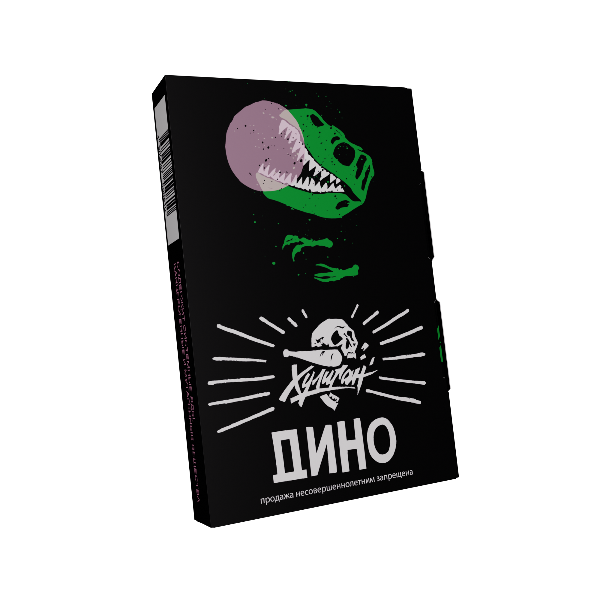 картинка Табак Хулиган - Дино (Мятная жвачка) 25 гр. от магазина BigSmoke
