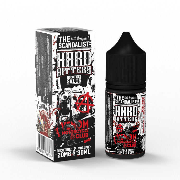 картинка The Scandalist Hardhitters 30 мл 20 Strong  - Venom Motorcycle Club от магазина BigSmoke