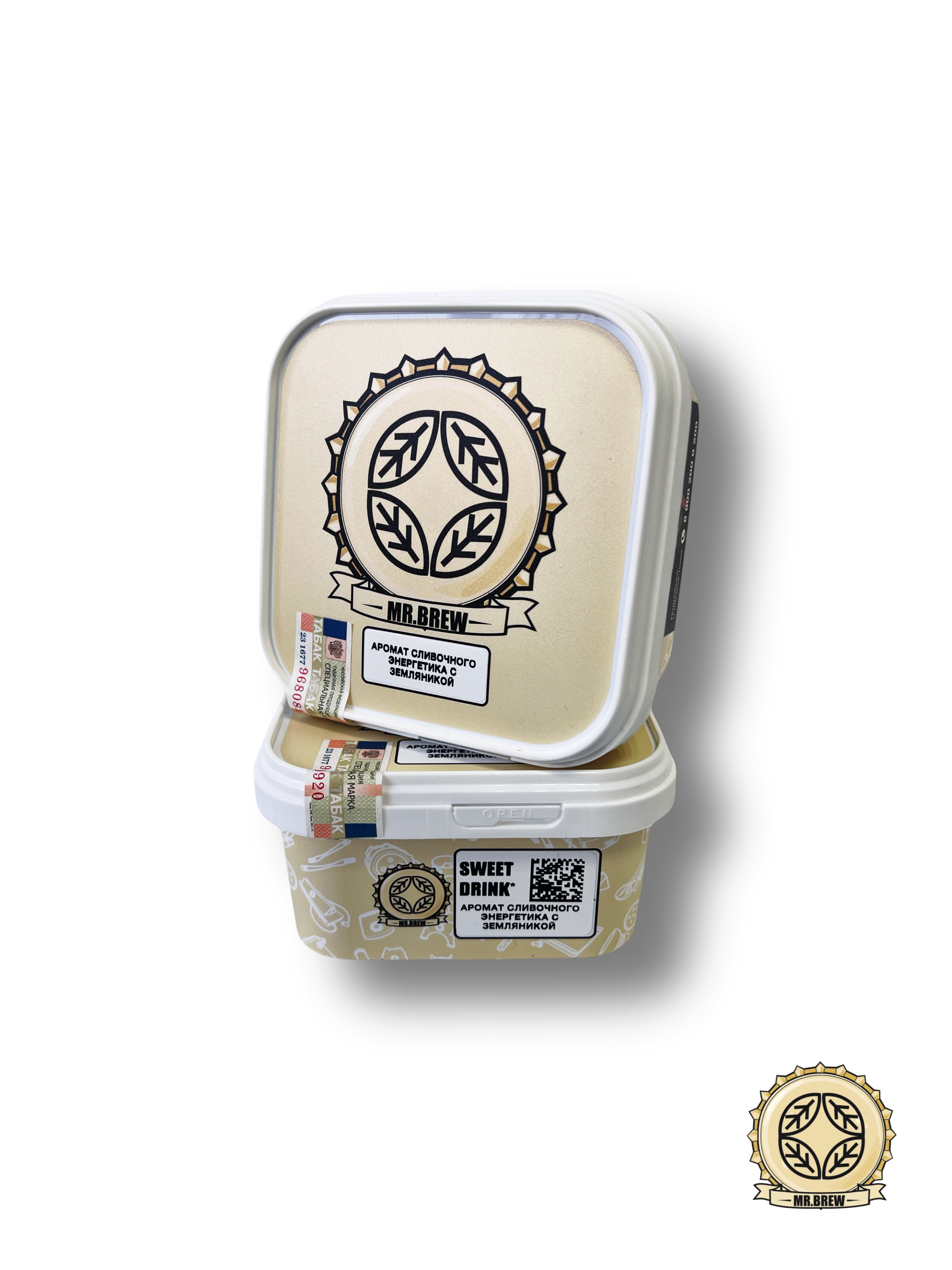 картинка Табак Mr.Brew - Sweet Drink (Аромат Сливочного Энергетика с Земляникой) 200 гр. от магазина BigSmoke