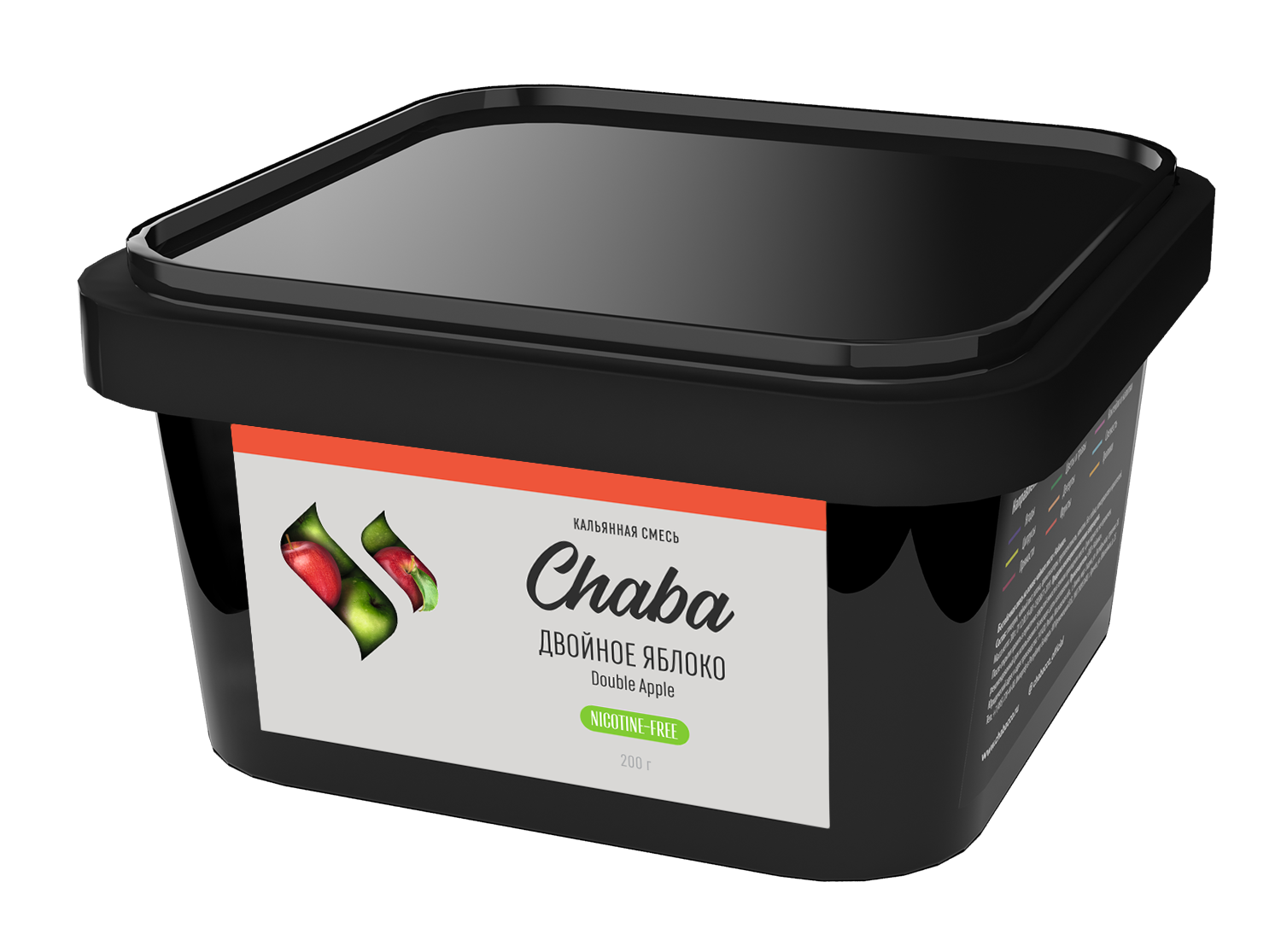 картинка Chaba Nicotine Free 200 - Двойное Яблоко 200 гр. от магазина BigSmoke