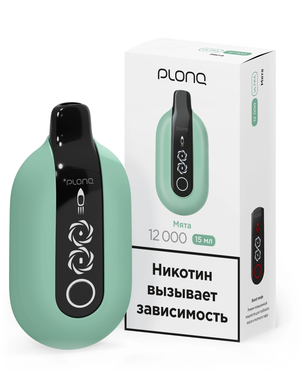 картинка PLONQ Ultra 12000 - Прохладная Мята от магазина BigSmoke