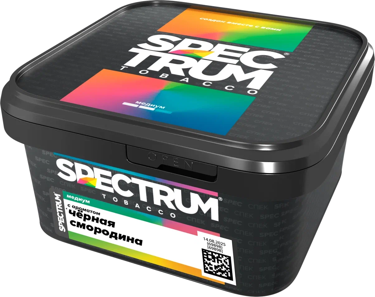 картинка Табак Spectrum Medium - Черная Смородина 200 гр. от магазина BigSmoke
