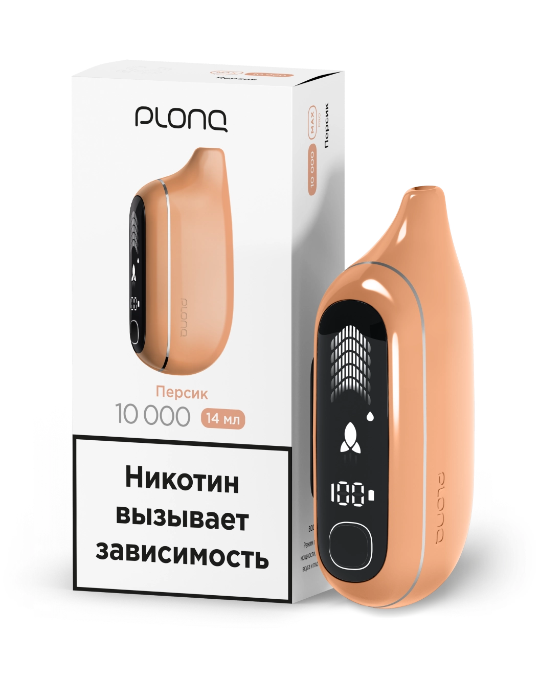 картинка PLONQ Max Pro 10000 - Персик от магазина BigSmoke