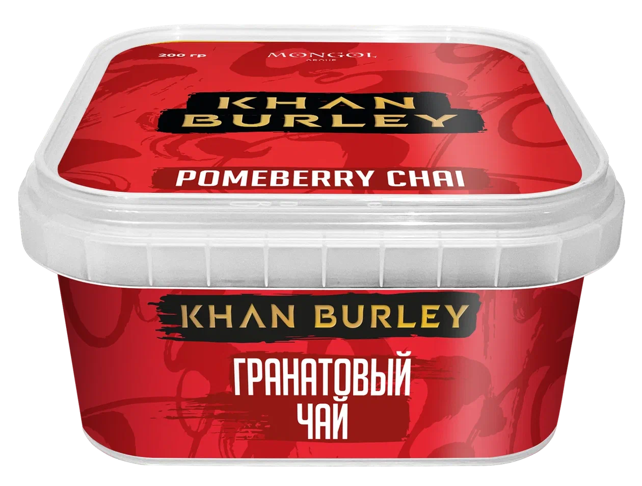 картинка Табак Khan Burley - Гранат Малина Чай (Pomegranate Chai) 200 гр. от магазина BigSmoke