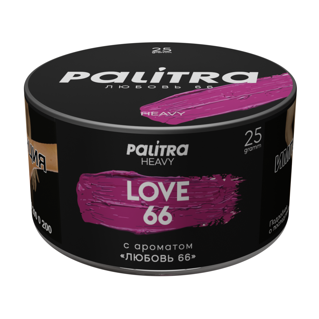 картинка Табак Palitra Heavy - Love 66 (Любовь 66) 25 гр. от магазина BigSmoke