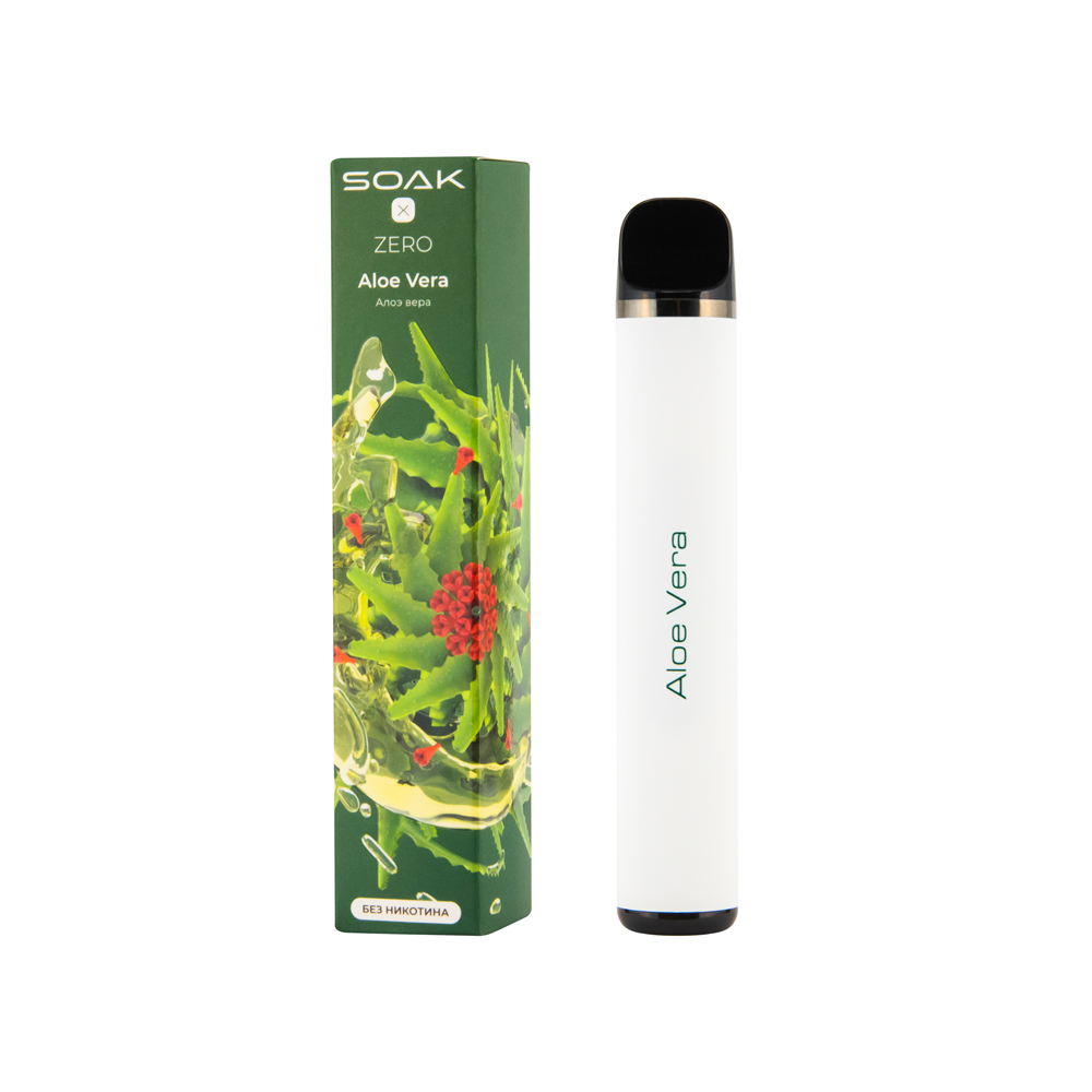картинка SOAK X Zero 1500 - Aloe Vera от магазина BigSmoke